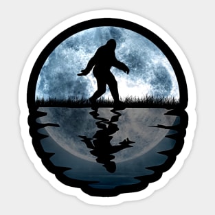 Bigfoot gone squatchin' Sticker